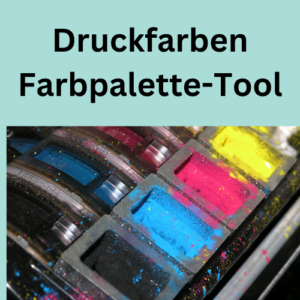 Druckfarben Farbpalette-Tool